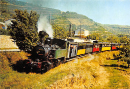 07-TOURNON-LAMASTRE-CHEMIN DE FER DU VIVARAIS-TRAIN VAPEUR-N°613-C/0215 - Tournon