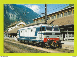 73 MODANE TRAIN Locomotive Des FS En Manoeuvre  En Gare En Juillet 1991 VOIR DOS - Modane