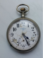 Ancien Regulateur Des Chemin De Fer Belge (pour Pieces) - Relojes De Bolsillo