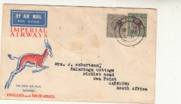 Tanganyika / 1931 Imperial Airways Flights / G.B. / South Africa - Sonstige & Ohne Zuordnung