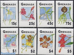 Grenada 1994 Orchids 8v, Mint NH, Nature - Flowers & Plants - Orchids - Other & Unclassified