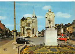 27-LE NEUBOURG-EGLISE ET PLACE DUPONT DE L EURE-N°615-B/0281 - Le Neubourg