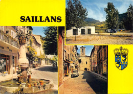 26-SAILLANS-EGLISE-FONTAINE-CAMPING-N°615-B/0139 - Other & Unclassified