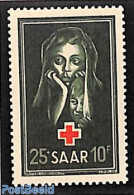 Germany, Saar 1951 Red Cross 1v, Mint NH, Health - Red Cross - Cruz Roja