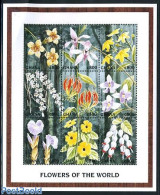 Ghana 1997 Worldwide Flora 9v M/s, Mint NH, Nature - Flowers & Plants - Autres & Non Classés