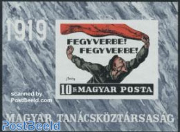 Hungary 1969 Revolution Of 1919 S/s Imperforated, Mint NH - Ongebruikt