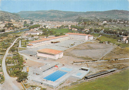 34-BEDARIEUX-LA PISCINE ET LES ECOLES-N°616-B/0037 - Sonstige & Ohne Zuordnung