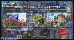 Israel 2010 Childrens Books, London 2010 S/s, Mint NH, Art - Children's Books Illustrations - Unused Stamps (with Tabs)