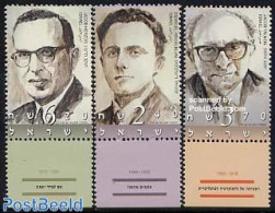Israel 2004 Historians 3v, Mint NH - Unused Stamps (with Tabs)