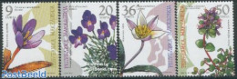 North Macedonia 2003 Flowers 4v, Mint NH, Nature - Flowers & Plants - Autres & Non Classés