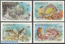 Kiribati 1985 Fish 4v, Mint NH, Nature - Fish - Fishes