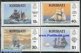 Kiribati 1989 Ships 4v, Mint NH, Transport - Ships And Boats - Ships