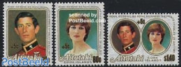 Aitutaki 1981 International Year Of Disabled People 3v, Mint NH, Health - History - Disabled Persons - Kings & Queens .. - Handicap