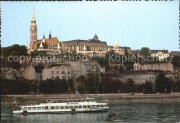 72413736 Budapest Stadtansicht Ausflugsschiff Matthiaskirche Budapest - Hungría