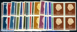 Netherlands 1954 Definitives 20v, Blocks Of 4 [+], Mint NH - Ongebruikt