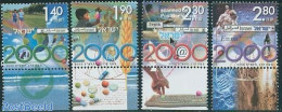 Israel 2000 The Year 2000 4v, Mint NH, Health - Science - Sport - Transport - Health - Computers & IT - Sport (other A.. - Ungebraucht (mit Tabs)