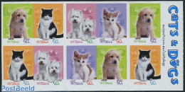 Australia 2004 Cats & Dogs Booklet, Mint NH, Nature - Cats - Dogs - Stamp Booklets - Unused Stamps