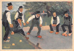 29-PONT AVEN-ILLUSTRATION-JOUEURS DE BOULE-N°615-D/0003 - Pont Aven