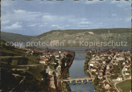 72413626 Bingen Rhein Fliegeraufnahme Nahemuendung Bingen - Bingen