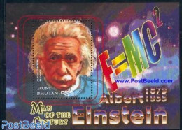 Bhutan 2000 Albert Einstein S/s, Mint NH, History - Science - Nobel Prize Winners - Physicians - Prix Nobel