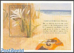 Uganda 1998 Pancratium Maritimum S/s, Mint NH, Nature - Flowers & Plants - Otros & Sin Clasificación