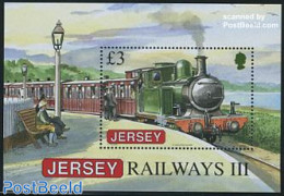 Jersey 2009 Railways III S/s, Mint NH, Transport - Railways - Trains