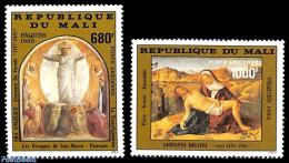 Mali 1982 Easter, Paintings 2v, Mint NH, Art - Paintings - Mali (1959-...)