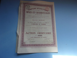 Compagnie Internationale De Mines Et Charbonnages (1902) - Altri & Non Classificati