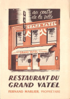 54-NANCY-RESTAURANT DU GRAND VATEL-N°618-A/0001 - Nancy