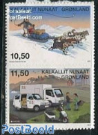 Greenland 2013 Europa, Postal Transport 2v S-a, Mint NH, History - Nature - Transport - Europa (cept) - Dogs - Post - .. - Ongebruikt