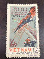 VIET  NAM  NORTH STAMPS-196/498(1966 1500TH US AIRCRAFT BROUGHT DOWN OVER NORTH VIETNAM)1 Pcs  Good Quality RARE - Vietnam