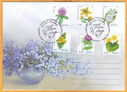 2024 Moldova Private FDC Wild Flowers, Flora, Nature - Moldawien (Moldau)