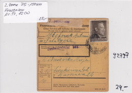 GG: Paketkarte, 2. Zone, Hruszniew - Besetzungen 1938-45