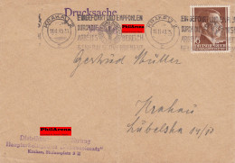 GG: Werbestempel Vollkornbrot Auf Drucksache Brief Fraueneinsatz - Occupation 1938-45