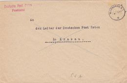 GG: Postsache Warschau-Krakau - Occupazione 1938 – 45