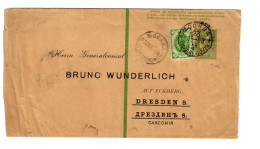 Rus: 1899 Moskau - Streifband - Nach Dresden - Other & Unclassified