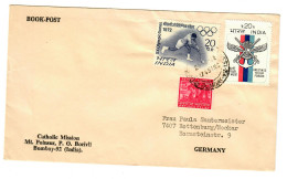 India: Book Post Catholic Mission To Rottenburg/N  1972 - Sonstige & Ohne Zuordnung