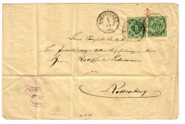 Brief Aus Mössingen Nach Rottburg/N 1894 - Covers & Documents