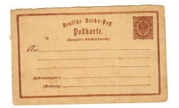 Ganzsache Reichspost - Briefe U. Dokumente