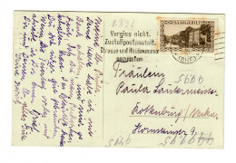 Neue-Jahr Karte 1929, Saarbrücken Bhf Nach Rottenburg/N - Lettres & Documents
