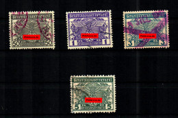 GG: Gerichtskostenmarken 50/1/3/5 Gebraucht - Occupazione 1938 – 45