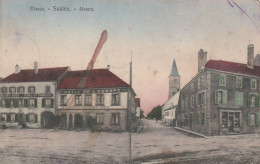 Saales  Hotel Commerce ( Gasthof Sayer ) Eglise  ( Taces Taches ) - Autres & Non Classés