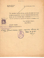 GG: Entlassung Aus Lager Kobyle 1944, Gebührenmarke Krakau - Occupation 1938-45