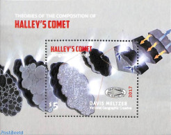 Tonga 2017 Halley's Comet S/s, Mint NH, Science - Astronomy - Halley's Comet - Astrologia