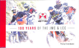 Jersey 2020 100 Years JMC & LCC Motorsports Booklet, Mint NH, Transport - Stamp Booklets - Motorcycles - Unclassified