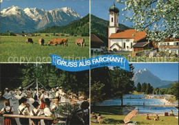 72413468 Farchant Zugspitzgruppe Pfarrkirche Waldfest Weidenfels-Warmbad Farchan - Autres & Non Classés