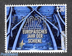 Austria 2021 European Railway Year 1v, Mint NH, Transport - Railways - Nuevos