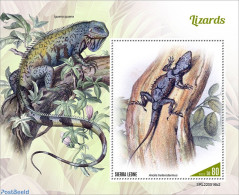 Sierra Leone 2022 Lizards, Mint NH, Nature - Animals (others & Mixed) - Otros & Sin Clasificación