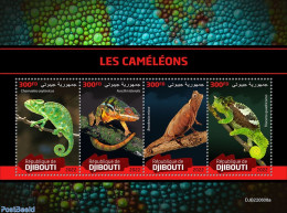 Djibouti 2022 Chameleons, Mint NH, Nature - Animals (others & Mixed) - Yibuti (1977-...)