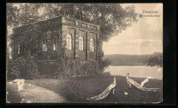 AK Berlin-Wannsee, Pfaueninsel, Borkenhäuschen  - Wannsee